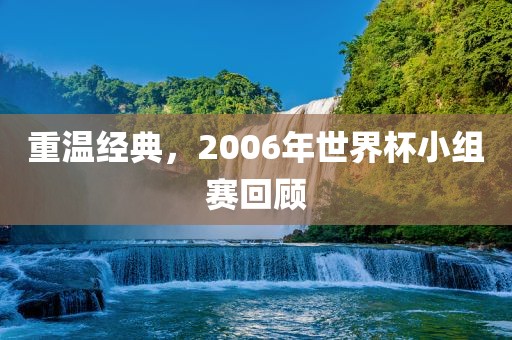 重温经典，2006年世界杯小组赛回顾