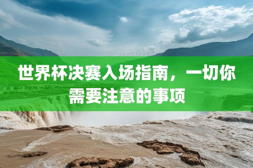世界杯决赛入场指南，一切你需要注意的事项