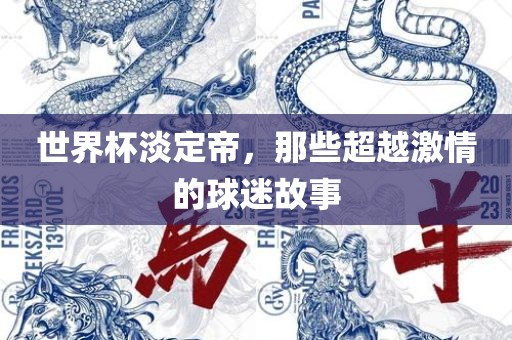 世界杯淡定帝，那些超越激情的球迷故事