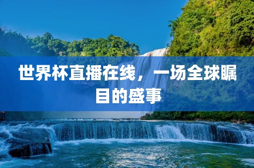 世界金炬实业股份有限公司杯直播在线，一场全球瞩目的盛事