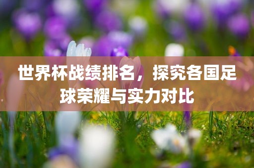 世界杯战绩排名，探究各国足球荣耀与实力对比