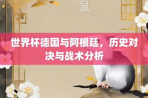 世界杯德国与阿根廷，历史对决与战术分析