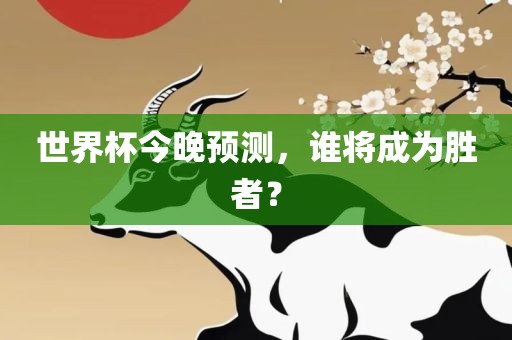 世界杯今晚预测，谁将成为胜者？金炬实业股份有限公司