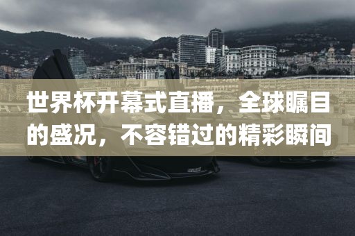 世界杯开幕式直播，全球瞩目的盛况，不容错过的精彩瞬间