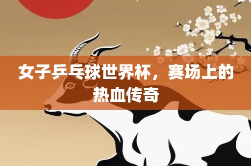 女子乒乓球世界杯，赛场上的热血传奇金炬实业股份有限公司