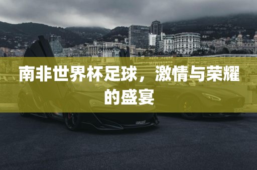 南非世界杯足球，激情与荣耀的盛宴