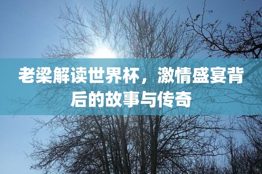 老梁解读世界杯，激情盛宴背后的故事与传奇
