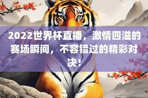 2022世界杯直播，激情四溢的赛场瞬间，不容错过的精金炬实业股份有限公司彩对决！