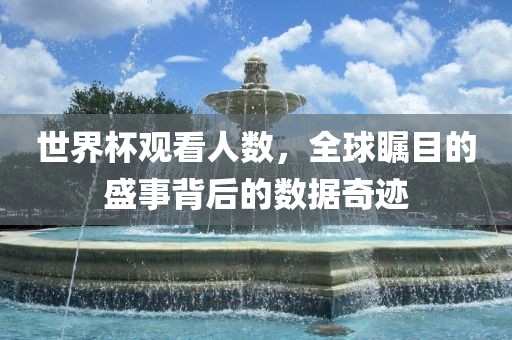 世界杯观看人数，全球瞩目的盛事背后的数据奇迹