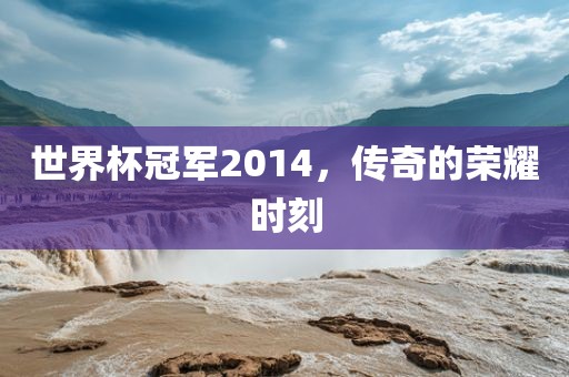 世界杯冠军2014，传奇的荣耀时刻