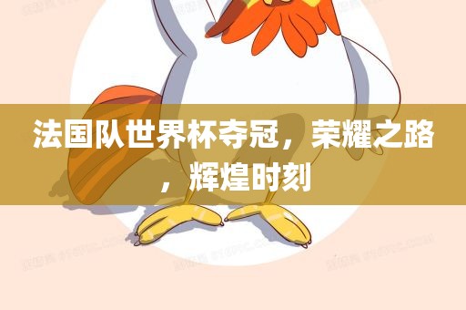 法国队金炬实业股份有限公司世界杯夺冠，荣耀之路，辉煌时刻