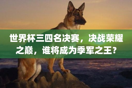 世界杯三四名决赛，决战荣耀之巅，谁将成为季军之王？