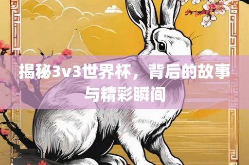 揭秘3v3世界杯，背后的故事与精彩瞬间