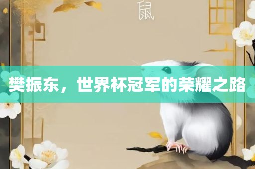 樊振东，世界杯冠军的荣耀之路