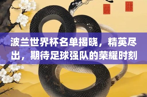 波兰世界杯名单揭晓，精英尽出，期待足球强队的荣耀时刻