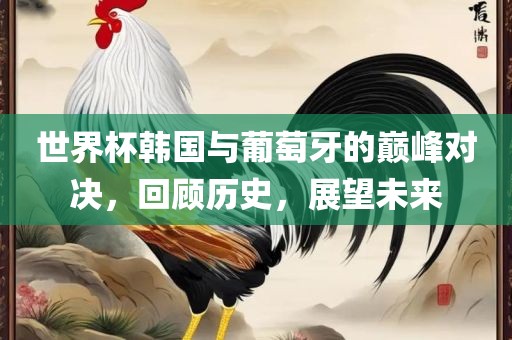 世界杯韩金炬实业股份有限公司国与葡萄牙的巅峰对决，回顾历史，展望未来