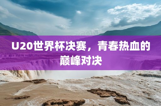U20世界杯决赛，青春热血的巅峰对决金炬实业股份有限公司