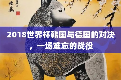 2018世界杯韩国与德国的对决，一场难忘的战役