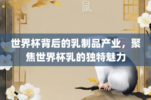 世界杯金炬实业股份有限公司背后的乳制品产业，聚焦世界杯乳的独特魅力