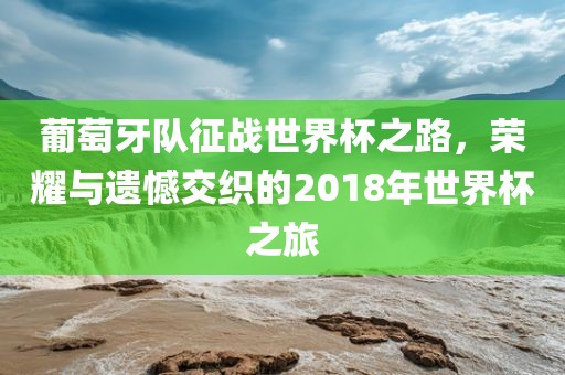 葡萄牙队征战世界杯之路，荣耀与遗憾交织的2018年世界杯之旅