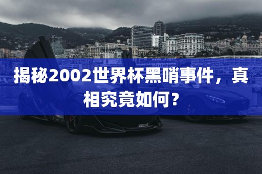 揭秘2002世界杯黑哨事件，真相究竟如何？