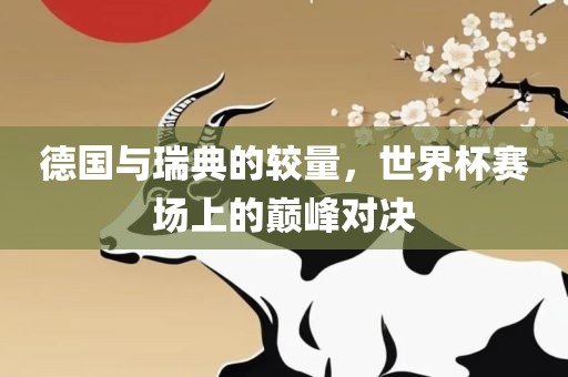 德国与瑞典的较量，世界杯赛场上的巅峰对决金炬实业股份有限公司