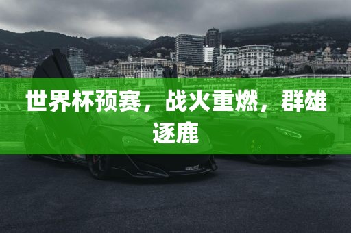 世界杯预赛，战火重燃，群雄逐鹿