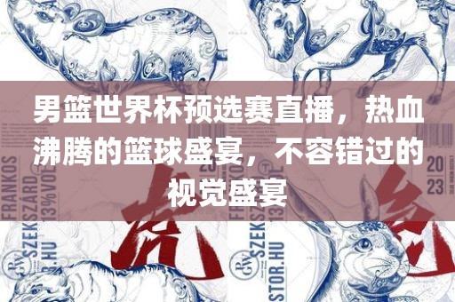 男篮世界杯预选赛直播，热血沸腾的篮球盛宴，不容错过的视觉盛宴