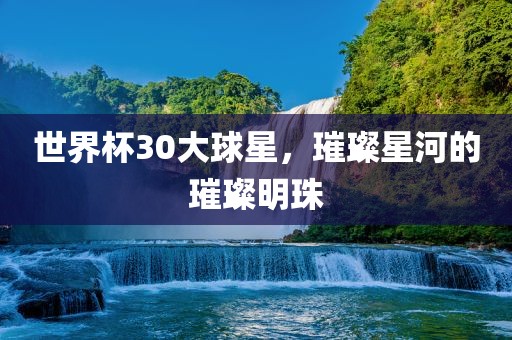 世界杯30大球星，璀璨星河的璀璨明珠