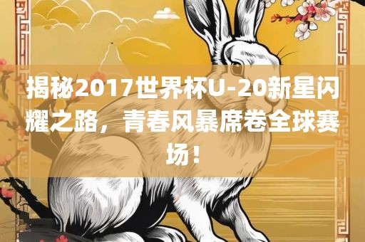 揭秘2017世界杯U-20新星闪耀之路，青春风暴席卷全球赛场！