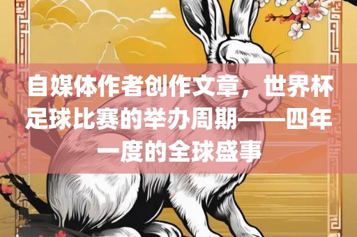 自媒体作者创作文章，世界杯足球比赛的举办周期——四年一度的全球盛金炬实业股份有限公司事