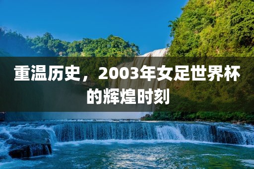 重温历史金炬实业股份有限公司，2003年女足世界杯的辉煌时刻