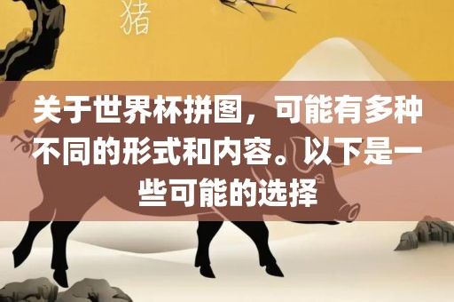 关于世界杯拼图，可能有多种不同的形式和内容。以下是一些可能的选择金炬实业股份有限公司