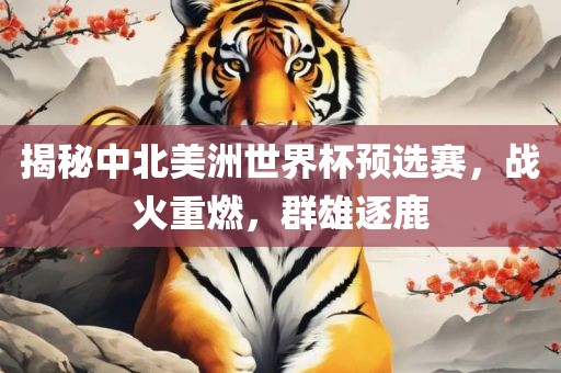 揭秘中北美洲世界杯预选赛，战火重燃，群雄逐鹿