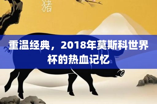 重温经典，2018年莫斯科世界杯的热血记忆