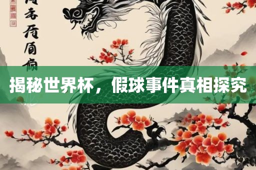 揭秘世界杯，假球事件真相探究