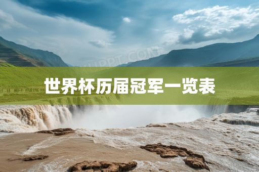 世界杯历届冠军一览表