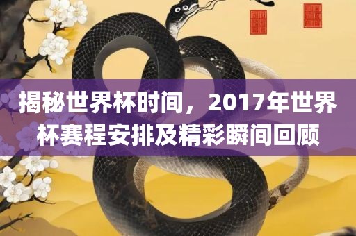 揭秘世界杯时间，2017年世界杯赛程安排及精彩瞬间回顾金炬实业股份有限公司