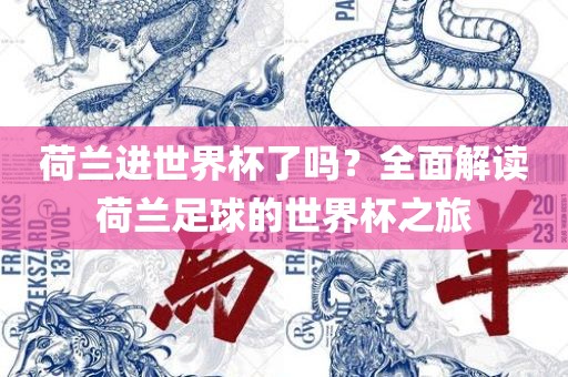 荷兰进世界杯了吗？全面解读荷兰足球的世界杯之旅