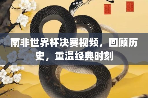 南非世界杯决赛视频，回顾历史，重温经典时刻