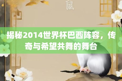 揭秘2014世界杯巴西阵容，传奇与希望共舞的舞台