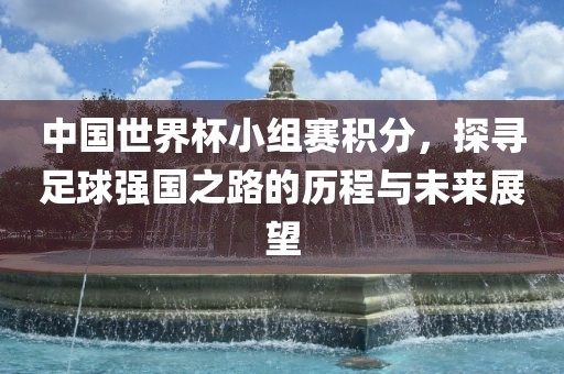 中国世界杯小组赛积分，探寻足球强国之路的历程与未来展望金炬实业股份有限公司