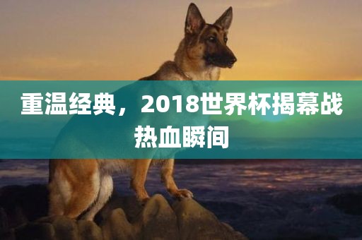 重温经典，2018世界杯揭幕战热血瞬间