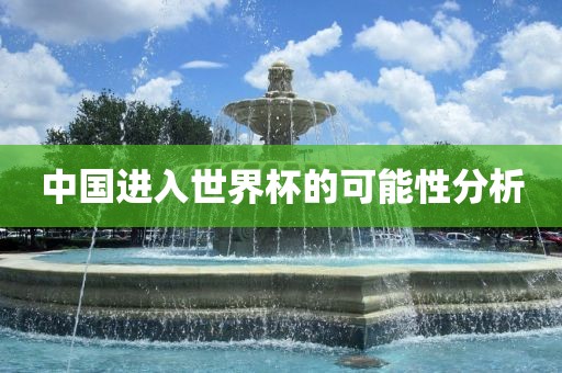 中国进入世界杯的可能性分析