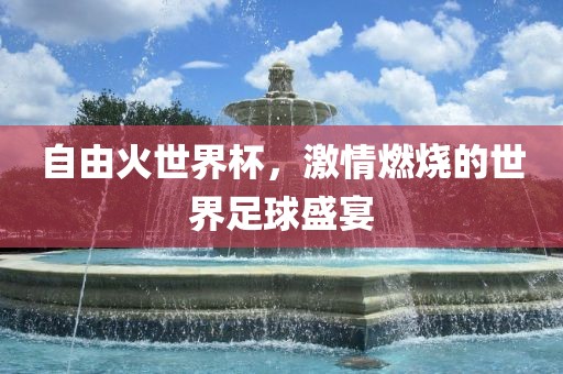 自由火世界杯，激情燃烧的世界足球盛宴