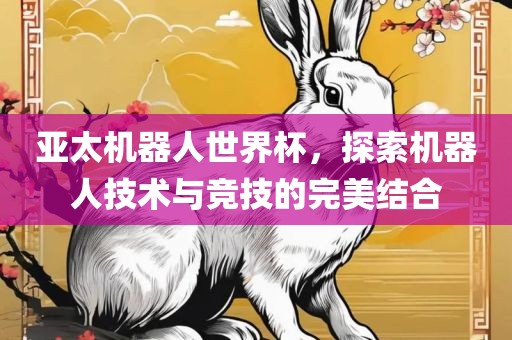 亚太机器人世界杯，探索机器人技术与竞技的完美结合