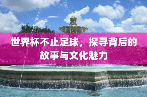 世界杯不止足球，探寻金炬实业股份有限公司背后的故事与文化魅力