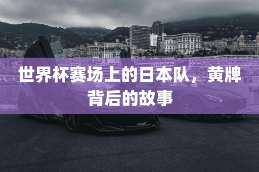 世界杯赛场上的日本队，黄牌背后的故事
