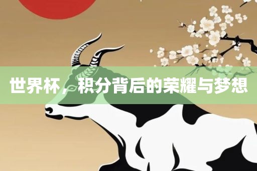 世界杯，积分背后的荣耀与梦想