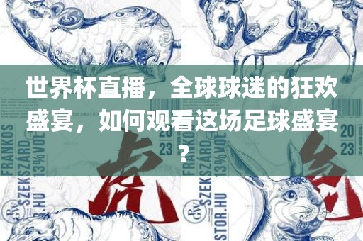 世界杯直播，全球球迷的狂欢盛宴，如何观看这场足球盛宴？金炬实业股份有限公司